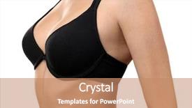  Presentation with plastic surgery - Colorful PPT theme enhanced with bodice - plastic surgery concept closeup view backdrop and a coral colored foreground