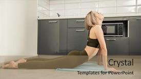  Presentation with sexy girl in stars - Presentation design featuring bodice - portrait of a beautiful sexy background and a coral colored foreground