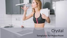  Presentation with sexy girl in stars - Presentation theme featuring bodice - portrait of a beautiful sexy background and a light gray colored foreground