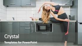  Presentation with black girl sexy fashionable mulatto - PPT layouts enhanced with bodice - portrait of a beautiful sexy background and a gray colored foreground