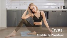  Presentation with sexy girl in stars - Presentation with bodice - portrait of a beautiful sexy background and a violet colored foreground