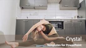  Presentation with sexy girl in stars - Presentation featuring bodice - portrait of a beautiful sexy background and a violet colored foreground