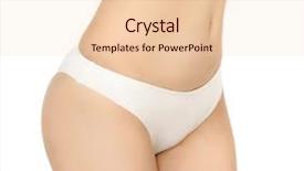  Presentation with slim body - Presentation design consisting of bodice - portrait of beauty attractive fashion background and a lemonade colored foreground