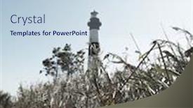  Presentation with north carolina - Amazing PPT layouts having bodie lighthouse and swamp grass outer banks north carolina backdrop and a sky blue colored foreground