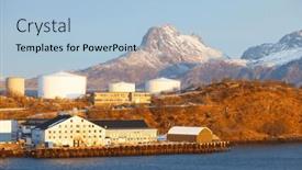  Presentation with europe - Presentation theme enhanced with bodo-city-quayside-in-norway background and a light blue colored foreground