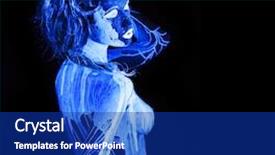  Presentation with glowing light bulbs light bulbs - Amazing slides having body art glowing in ultraviolet backdrop and a royal blue colored foreground