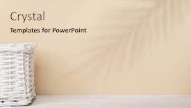  Presentation with body - Presentation with body-care-bathroom-towels-basket background and a lemonade colored foreground