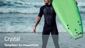  Presentation with standing on scooter - Presentation with body coordination - surfer wearing wetsuit standing background and a  colored foreground