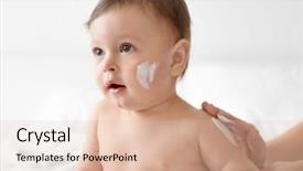  Presentation with woman body - Audience pleasing slides consisting of body cream on her baby backdrop and a lemonade colored foreground