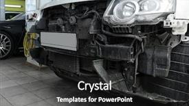  Presentation with repair shop - Cool new PPT theme with  backdrop and a  colored foreground