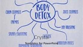  Presentation with mind body - Slides having body-detox-infographics-or-mind background and a light blue colored foreground