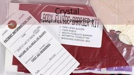  Presentation with first aid kit - Audience pleasing presentation theme consisting of body fluids barrier kit backdrop and a coral colored foreground