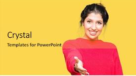  Presentation with sexy santa woman red - Audience pleasing slide set consisting of body greetings - young beautiful woman wearing red backdrop and a  colored foreground