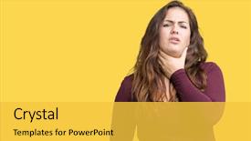  Presentation with plus size fashion model - Beautiful slide deck featuring body infected - beautiful and attractive plus size backdrop and a  colored foreground
