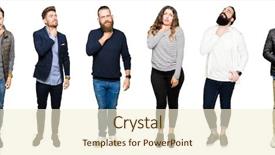  Presentation with isolated paw prints over white - Slide deck featuring body infected - collage of people over white background and a cream colored foreground