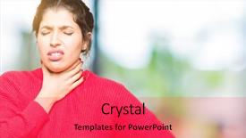  Presentation with sexy santa woman red - Slide deck with body infected - young beautiful woman wearing red background and a red colored foreground