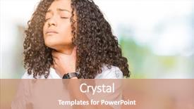  Presentation with real woman hair texture human - Presentation theme consisting of body infected - young beautiful woman with curly background and a coral colored foreground