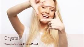  Presentation with body language - Presentation theme consisting of body-language-emotions-and-people background and a lemonade colored foreground