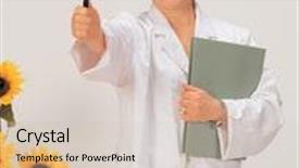  Presentation with body language - Presentation theme having body language background and a soft green colored foreground