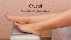  Presentation with auto body shop - Audience pleasing PPT theme consisting of body part shot of beautiful backdrop and a coral colored foreground