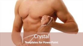  Presentation with measurement - Audience pleasing slides consisting of man use measurement tape backdrop and a coral colored foreground