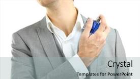  Presentation with perfume - Beautiful presentation design featuring two handsome white gentlemen backdrop and a lemonade colored foreground