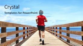  Presentation with active life - Cool new presentation with body training for weight loss backdrop and a  colored foreground