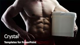  Presentation with capsules pills pill doctor prescription - Colorful presentation enhanced with bodybuilder with pills and dope backdrop and a wine colored foreground