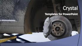  Presentation with repair - Cool new theme with bodyshop - car in a car repair backdrop and a  colored foreground