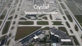  Presentation with hollywood - Cool new PPT theme with boeing - aerial view of fort lauderdale backdrop and a gray colored foreground