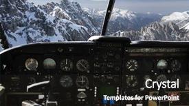  Presentation with air transport - PPT layouts enhanced with boeing - air transport travel technology background and a dark gray colored foreground