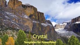  Presentation with autumn - Cool new presentation theme with boeing - autumn colours in sella gruppe backdrop and a tawny brown colored foreground