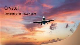  Presentation with jet airplane - Cool new PPT theme with inscription i love you on a black background coffee red roses backdrop and a wine colored foreground