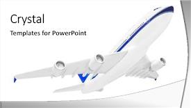  Presentation with plane - Amazing PPT layouts having boeing - model of plane isolated backdrop and a white colored foreground