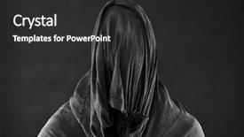  Presentation with ghost - Amazing PPT layouts having bogey - ghost in the dark backdrop and a dark gray colored foreground