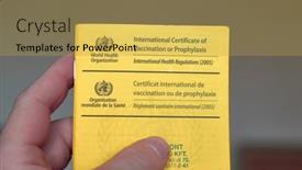  Presentation with certificate - Amazing PPT layouts having bogota-colombia-circa-2019-vaccination backdrop and a yellow colored foreground