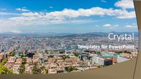  Presentation with colombia - Amazing PPT layouts having bogota-skyline-cityscape-capital-city backdrop and a light blue colored foreground
