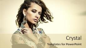  Presentation with bohemian - PPT theme featuring bohemian style portrait background and a lemonade colored foreground