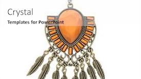  Presentation with american dream - Presentation design with boho-style-decoration-design background and a white colored foreground