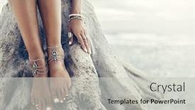  Presentation with indian - Cool new presentation with boho-styled-girl-wearing-indian backdrop and a light gray colored foreground