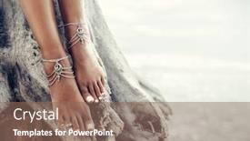  Presentation with jewelry - Beautiful presentation theme featuring boho-styled-girl-wearing-indian backdrop and a violet colored foreground