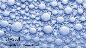  Presentation with boil - Colorful slides enhanced with boil in liquid abstract nature background backdrop and a light blue colored foreground