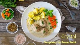  Presentation with peas - 