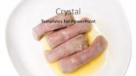  Presentation with white plate - Cool new theme with boiled-veal-tongues-in-plate backdrop and a white colored foreground