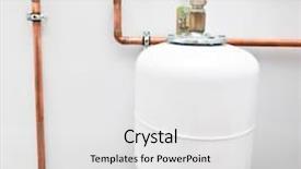  Presentation with boiler - Presentation theme with boiler-room and expansion background and a white colored foreground