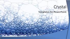  Presentation with foam - PPT layouts consisting of foam background background and a sky blue colored foreground