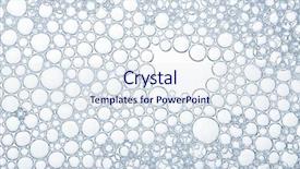  Presentation with foam - PPT layouts with macro foam texture blue toned background and a sky blue colored foreground