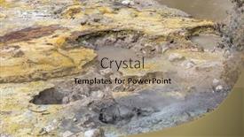  Presentation with steam - Slide set featuring boiling-water-and-hot-steam background and a coral colored foreground