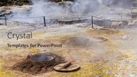  Presentation with steam - Audience pleasing slide deck consisting of boiling-water-and-hot-steam backdrop and a coral colored foreground