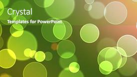  Presentation with element - PPT layouts consisting of bokeh-background-element-of-design background and a tawny brown colored foreground